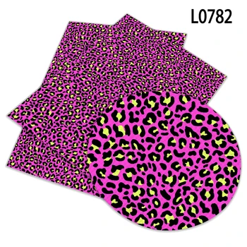 Leopard Natisnjeni Sintetičnih Umetno Usnje 30 cm x 136 cm Tkanine Šivanje DIY Vrečko Čevlji Materiala L078 L079