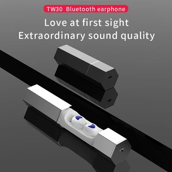 TW30 Ženske Športne Slušalke Bluetooth 5.0 Mini-Čepkov za Ušesa Slušalke Binaural HiFi Stereo Audio (Stereo zvok Zvok Proste Roke, Zmanjšanje Hrupa