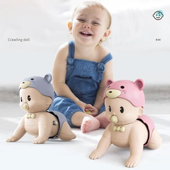 Srčkan Malčka Igrače Plazil Baby Doll Zgodnje Izobraževanje Igrače, Darila Za Rojstni Dan