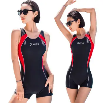 Enodelne Ženske Kopalke Športne Kopalke Oblazinjeni Plažo Kopalne Obleke Surf obleka, Ženske Kopalke Plus Velikost 4XL
