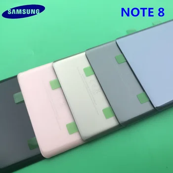 Original NOVA Samsung Galaxy Note8 Opomba 8 Hrbtni Pokrovček Baterije 3D Steklo Ohišje Pokrovček za Samsung N950 Vrata Zadaj Primeru Zamenjave