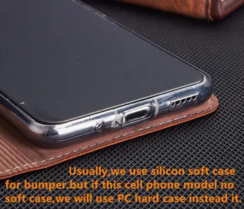 Cowhide Usnje Magnetni Telefon Primeru Kartic Pocket Za Motorola Moto En Ukrep/Moto One Vision/Moto Eno Hiper Pokrovček Coque