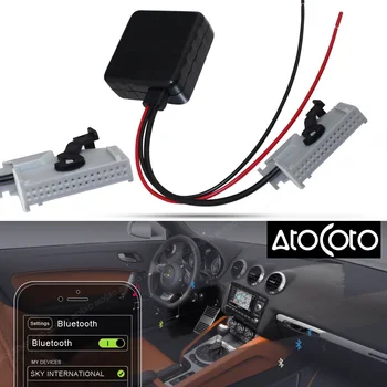 AtoCoto Avto Bluetooth Modul za Audi RNS-E Navigacija A8 TT R8 A3 A4 Radio Stereo 32 Pin AUX Kabel Adapter za Brezžični Audio Vhod