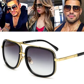 Prevelik Moških sončna Očala moških luksuzne blagovne znamke Ženske sončna Očala Kvadratnih Moški Gafas de sol ženska sončna očala za moške, ženske 2019