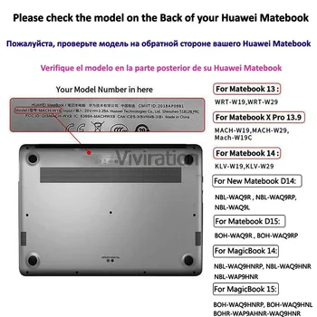 Za Huawei Honor Magicbook 15 14 NBL-WAQ9HNRP/ Magic NBL-WAQ9HNR/ Magic NBL-WAP9HNR, MateBook X Pro 13.9/ 13 Laptop Zamenjajte Primeru