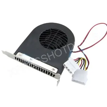 New Visoke Kakovosti 4 Zatiči Sistem CPU Ventilator Primeru PCI Reže Ventilatorja Hladilnika za PC
