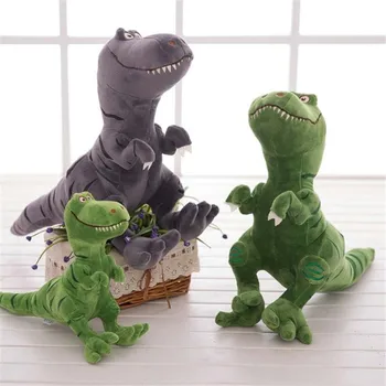Padec Ladijskega prometa Dinozaver Plišastih Igrač Risanka Tyrannosaurus Srčkan Plišaste Igrače, Punčke za Otroke Otrok Fantje Rojstni dan ChristmasGift