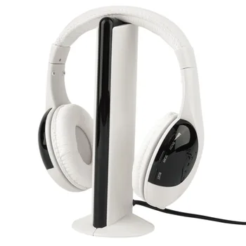 Slušalke 5 v 1 Brezžične Slušalke Gledanje TV Brezžične Slušalke Stereo Slušalke za iPod MP3 FM TV PC
