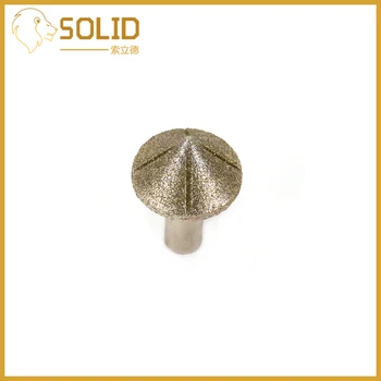 35 mm Membrana Brazed Diamond Profil Kolesa za Marmor Granit Rock Stekla Rotacijski Orodje Kolenom Premerom 13mm Peska 60