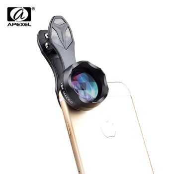 APEXEL Super 18X Makro Objektiv Profesionalni Mobilni Telefon, Fotoaparat, Objektivi z Univerzalno Posnetek za iPhone, Samsung Xiaomi HTC Pametni telefon