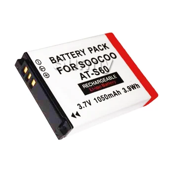 Prvotni NA-S60 SOOCOO S60 Pribor Li-Ionska 2 Bateriji + Polnilec Za SooCoo S60 Sports Action Cam Video Kamera