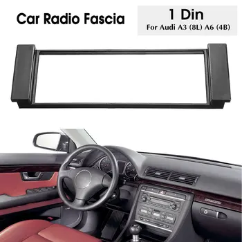 En Din avtoradia Audio nadzorna plošča Fascijo Pokrov Plošče Ploščo Okvir Za Audi A3 8L A6 4B Fascias