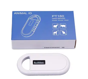 ISO FDX-B Hišne RFID Čip Bralec OLED Zaslon Prenosni Živali Microchip Skener za Psa, Mačka