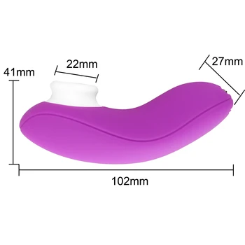 IKOKY Mini Silikonski Sesanju Vibrator Oralni Seks G-Spot Massger Klitoris Stimulator 10 Sesanju Načini Bradavičke Klitoris Bedak Seks Igrače