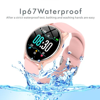 LIGE Moda pametno gledati ženske moški Šport vodotesna ura Srčnega utripa spanja zaslon Za iPhone Klic opomnik Bluetooth smartwatch