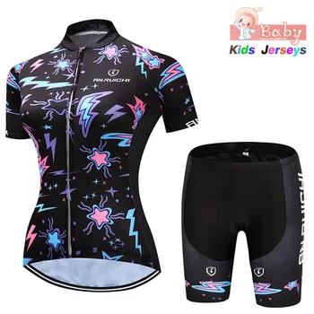 Dekleta kolesarjenje oblačila 2020 Risanka Otroke Kolo Nositi Poleti Kolo Jersey Quick-Dry Kolo Jersey Set ropa ciclismo mujer