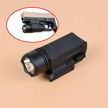 Airsoft Mini Pištolo Svetlobe QD Hitro Odstranite Pištolo Svetilka LED Pištolo Taktično Svetilko za 20 mm Železniškega Taurus G2C Glock 17 19 18 C