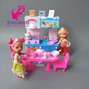 Mini funiture igrača mini igra lutka hiša pribor za dekle rojstni dan, novo leto predstavi darilo