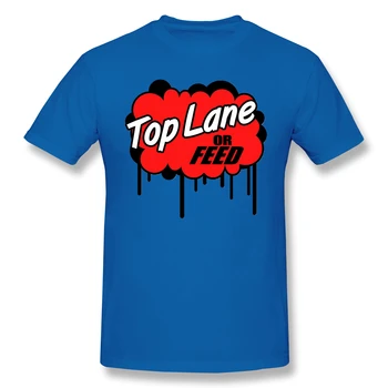 League of Legends T-Majice za Moške League Of Legends Lane Ali Krme Smešno Crewneck Bombaž Majica s kratkimi rokavi