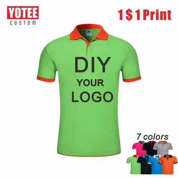 YOTEE2020 novi Polo majica priložnostne podjetje po meri vezenje majica Polo moški kratek rokav visoke kakovosti polo