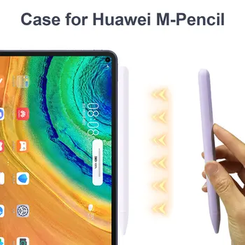 Mehke Silikonske Združljiv Za Huawei M-Svinčnik Združljiv Za Tablični Dotik, Pisalo Zaščitni Rokav Kritje Anti-izgubil