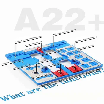 12 V 1 MIJING A22+ matične plošče Popravilo Stalnica PCB Imetnik ŠABLONA ODBOR Za iPhone 5S/6/6S/6SP/7/7P/8/8P/ XR Vzdrževanje Platforme