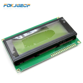 10PCS LCD1602 zaslon 1602 16x2 Znakov LCD modul Modra/Zelena LCD2004 zaslon 2004 20x4 Znak LCD modul