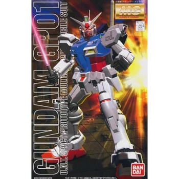 Bandai Gundam Anime figuric Sestavljanje Modela MG 1/100 RX-78 GP01 Gundam Sojenja Unit No. 1 Zemljišč Boj proti Gundam Okraski