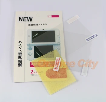ChengChengDianWan Novo Promocijo Vroče Prodajo Jasno Zgornji + Spodnji Zaslon Protektorstvo LCD Zaslon Film Za NOVI 3DS XL LL 15sets