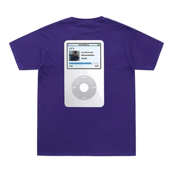 2020 Športna Majica s kratkimi rokavi Moški Ženske Zdaj Igrajo Mi Za Življenje, INGVER MP3 Tiskanja Smešno Tshirts Brockhampton Hip Hop Cotton Tee Majica