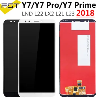 Za HUAWEI Y7 Y7 Pro Y7 Prime LCD-Zaslon, Zaslon na Dotik, Računalnike Za Huawei Y7 Prime LCD Z Dotik 2017 2018 2019