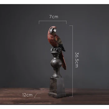 Evropski Ustvarjalni Ptica Papiga Model Dnevna Soba Vina Kabineta, Mala Okraski Ameriški Dom Mehko Rekvizitov, Model Simulacije