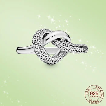 925 Sterling Srebrni prstan Ljubezen Peneče CZ obroč za Nekaj poročni nakit prstan, ki je Primerna Za Ženske, darilo