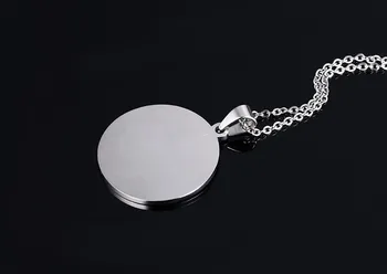 FXM CCE102 iz nerjavečega jekla ogrlica vroče prodajo priljubljenih samskih žensk, 41mm krog mavrica obliko ljubimec darilo za ženske, nakit