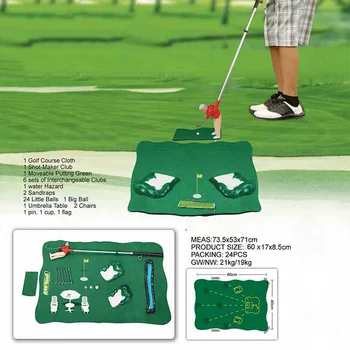 Notranji Igri Mini Golf, Golf Človek Indoor Golf Igra v Zaprtih prostorih Mini Golf Igra z malček, Pritrjena na Golf Klub HB8