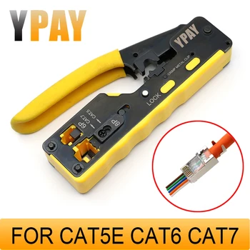 YPAY vse v enem EZ rj45 klešče crimper cat5 cat6 cat7 omrežna orodja, rj 45, ethernet kabel, striper (desorber) stiskanje klešče klešče rg45 lan