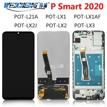 6.21 palčni NOVO Za Hua wei P Smart 2020 POT-LX1A POT-L21A LCD-Zaslon, Zaslon na Dotik, Računalnike Skupščine Zamenjava