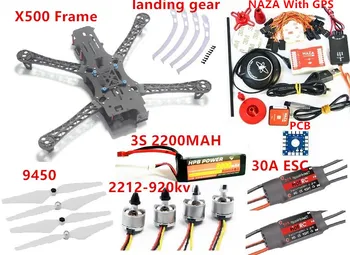 Naza M Lite Let Krmilnik Odbor w/ PMU Modul & LED & M8N GPS+F450 450mm PCB Različica Quadcopter Rack Frame Kit 9450Props