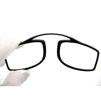 Mini Obravnavi Očala Moških Sponka za Nos Moda Kakovostne Plastike, Povečevalno Presbyopia Očala Ženske s Črno Primeru 1.0 2.0 2.5