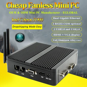 Topton Quad Core 3160 J1900 Fanless Mini PC Windows 7 10 Dvojno NICS WIFI Linux Pfsense Usmerjevalnik in požarni Zid Strežnika AES-NI Podprta