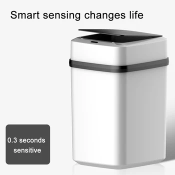 10 L USB Smart Sensor Bin Samodejno ligent Smeti za Kuhinjo/Spalnica/Dnevna Soba/Soba Kopel