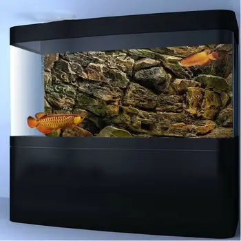 1Roll HD Fish Tank Plakat Akvarij Ozadju Nalepke, 3D Ocean Krajine Fish Tank Ozadje samolepilne Akvarij Odlikovanja