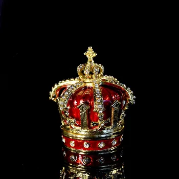 QIFU Novih Modelov Rdečo Krono Obliko za Trinket Polje