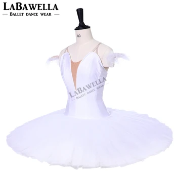 Odraslih bela Strokovno fazi tutu kostum uspešnosti otrok palačinka balerina tutu obleko klasični ples kostum BT9111