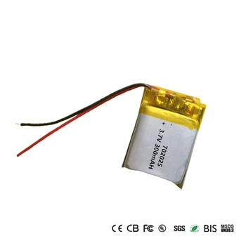 10pcs 3,7 V 300mAh 702025 072025 PLIB Polimer litij-ionska / Litij-ionska baterija za dvr,moč banke,mp4;mp3,mp5 GPS brezžična miška