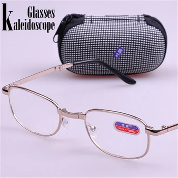 Kaleidoscope Očala Moški Ženske Obravnavi Očala Z BOX Zložljiv Presbyopia 1.0 1.5 2.0 2.5 3.0 3.5 4.0 Zložljiva Obravnavi Očala