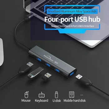 Blueendless usb c hub USB3.1 Tip C do 4 vrata USB3.0 High Speed usb podporo 5Gbps Za MacBook pro tip c Hub