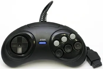 Novo 6 Digitalni Gumbi Žično Krmilnik Tipke Za Sega Mega Drive Megadrive Gamepad Palčko Za Sega Genesis MD