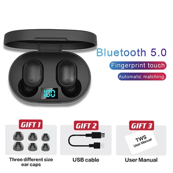2021 Vroče Prodajo TWS Nepremočljiva Šport Bluetooth 5.0 Brezžične Slušalke Slušalke Z Mikrofonom Za Xiaomi Redmi Mobilnih Telefonov
