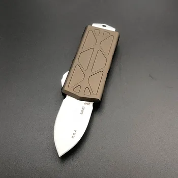 OTF Prostem Folding Nož Mini S / E 204P Rezilo iz Aluminija Ročaj Kampiranje EOS Lov Taktike Orodje Survival Nož